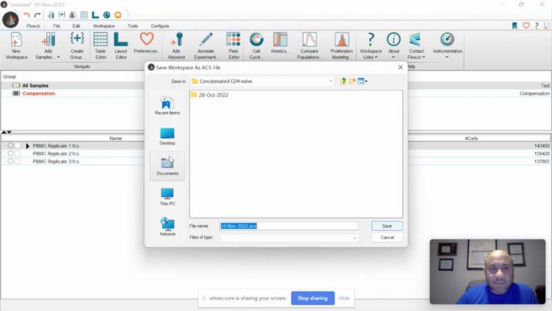 Creating an ACS FlowJo File with Accellix Data