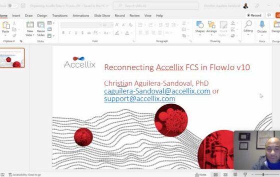 Reconnecting Accellix FCS in FlowJo v10