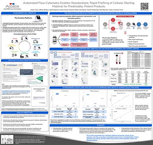 Accellix 2026 ATW Cellular Starting Material Poster